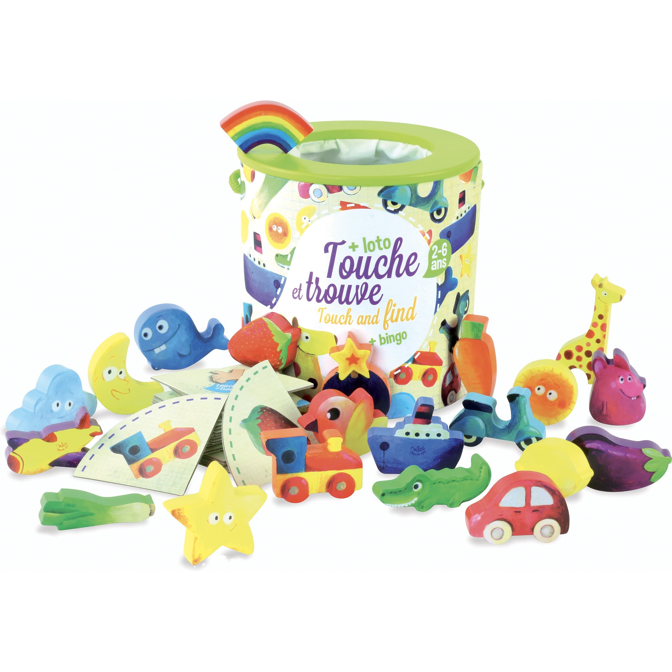 Vilac Jeu tactile et Loto Touche et trouve