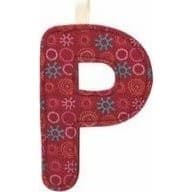 Lilliputiens P lettre en tissu