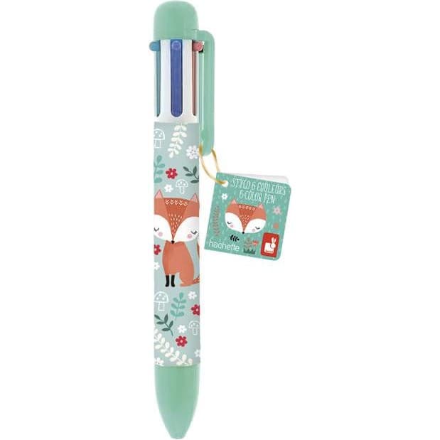 Janod Stylo 6 couleurs Renard ou Licorne