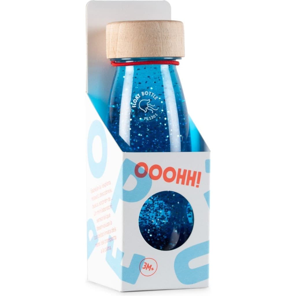 Petit Boum Bouteille sensorielle Float Bottle Bleue
