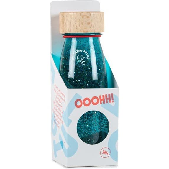 Petit Boum Bouteille sensorielle Float Turquoise