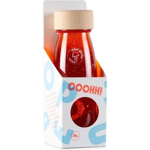Petit Boum Bouteille sensorielle orange Float Bottle
