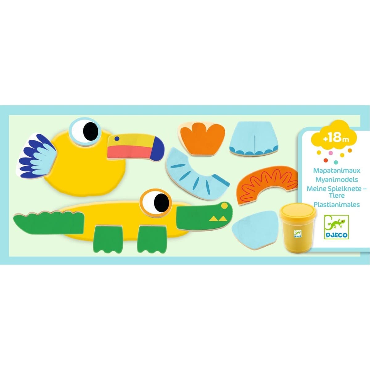 Djeco Mapatanimaux Pate à modeler Animaux