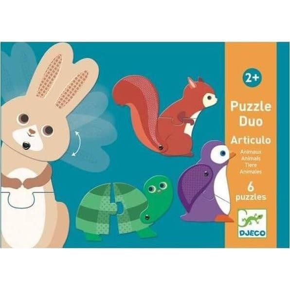 Djeco Puzzle Duo Articulo Animaux