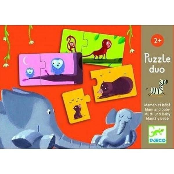 Djeco Puzzle Duo Maman et Bébé
