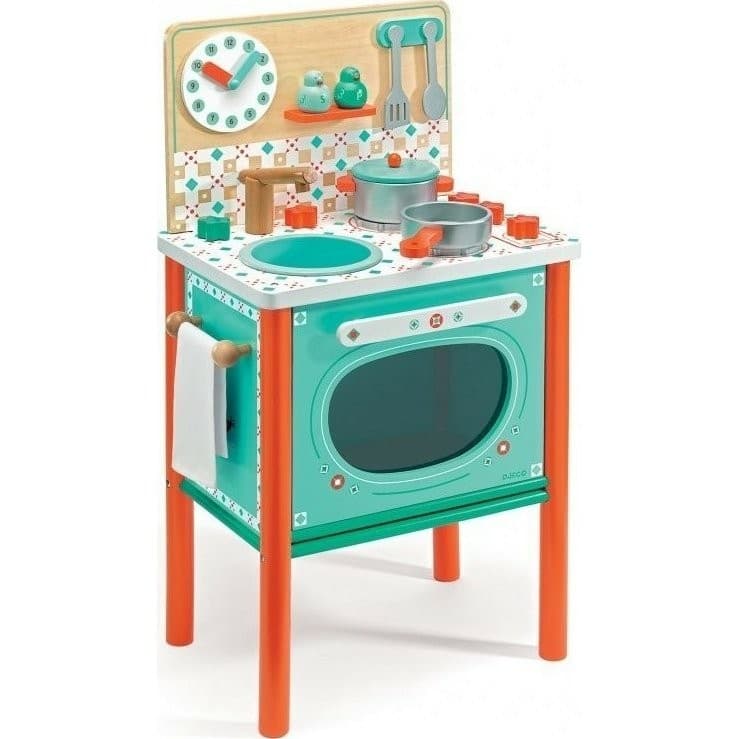 Djeco Cuisine en bois La Cuisinière de Léo