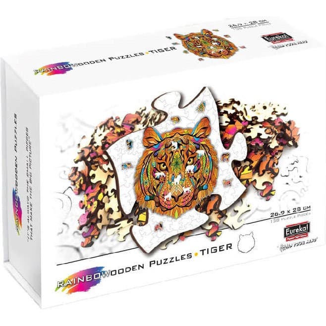 Rainbowooden 2D Puzzle Tigre