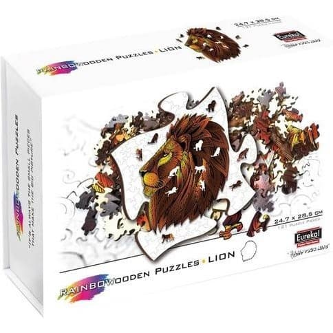 Rainbowooden Rainbow Wooden Puzzle Lion 121 pcs