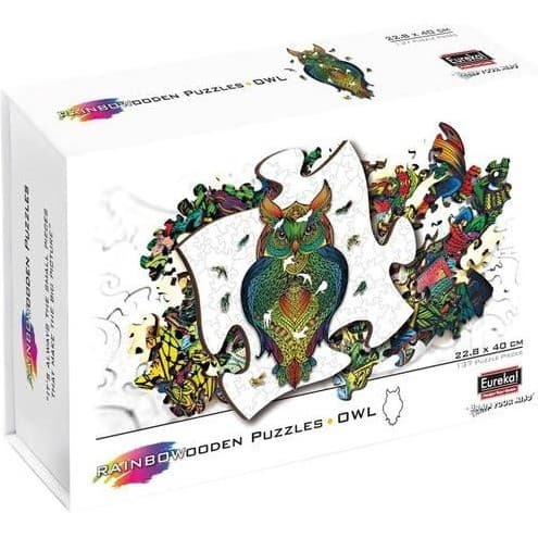 Rainbowooden Rainbow Wooden Puzzle Hibou 137 pcs