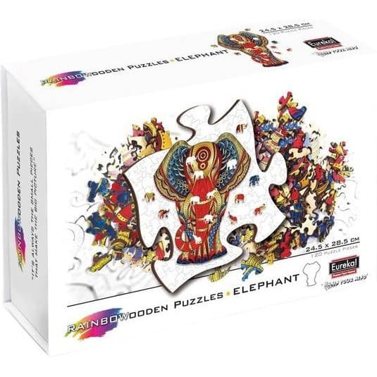 Rainbowooden Puzzle Eléphant 120 pièces