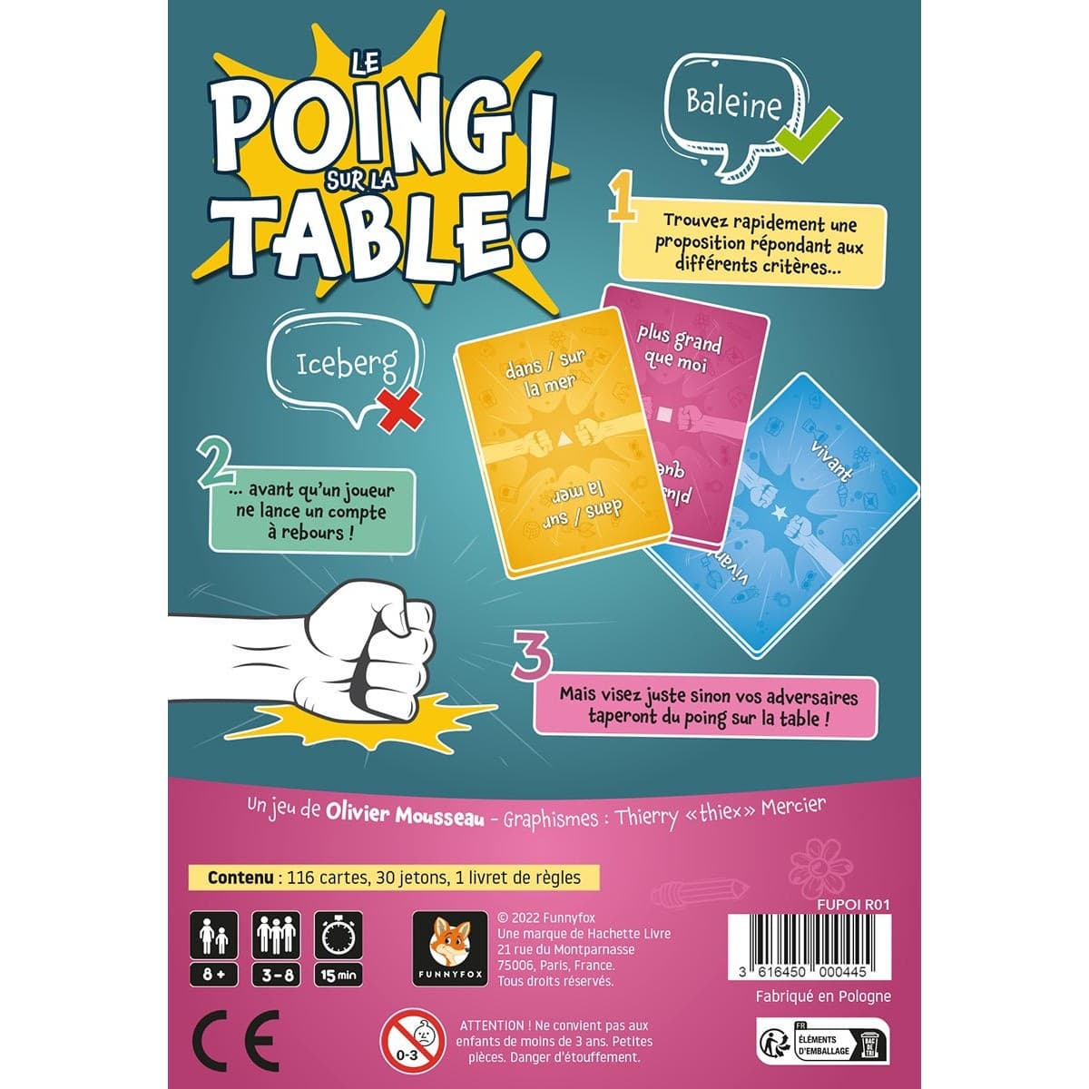 Gigamic Jeu Le poing sur la table