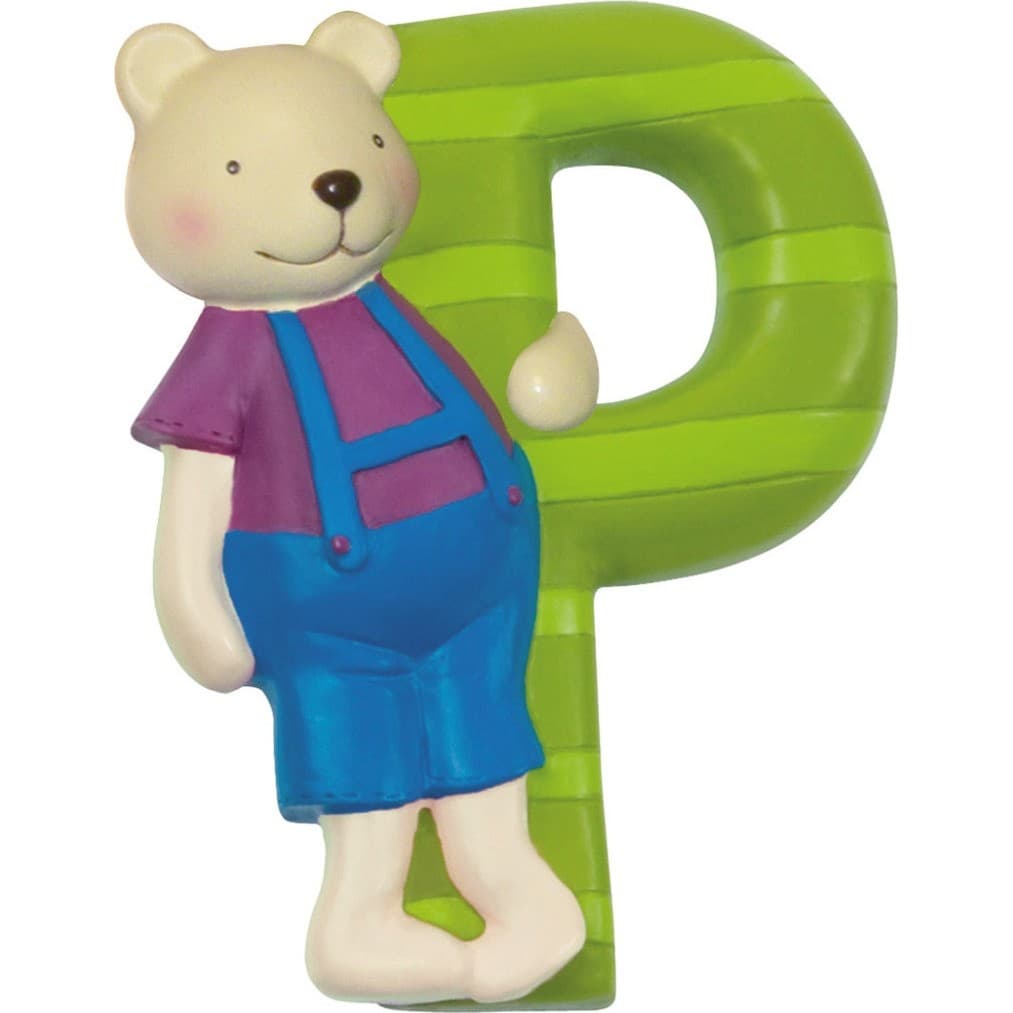 Moulin Roty Lettre résine P Ours La Grande Famille