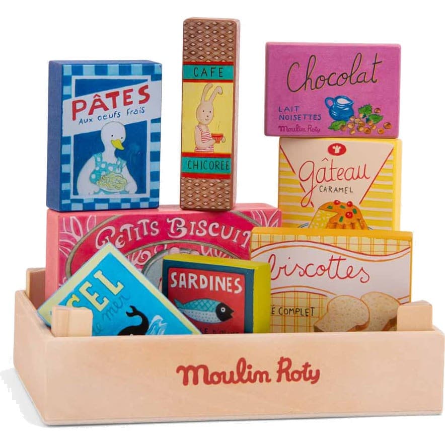 Moulin Roty Set de produits d'épicerie La Grande Famille