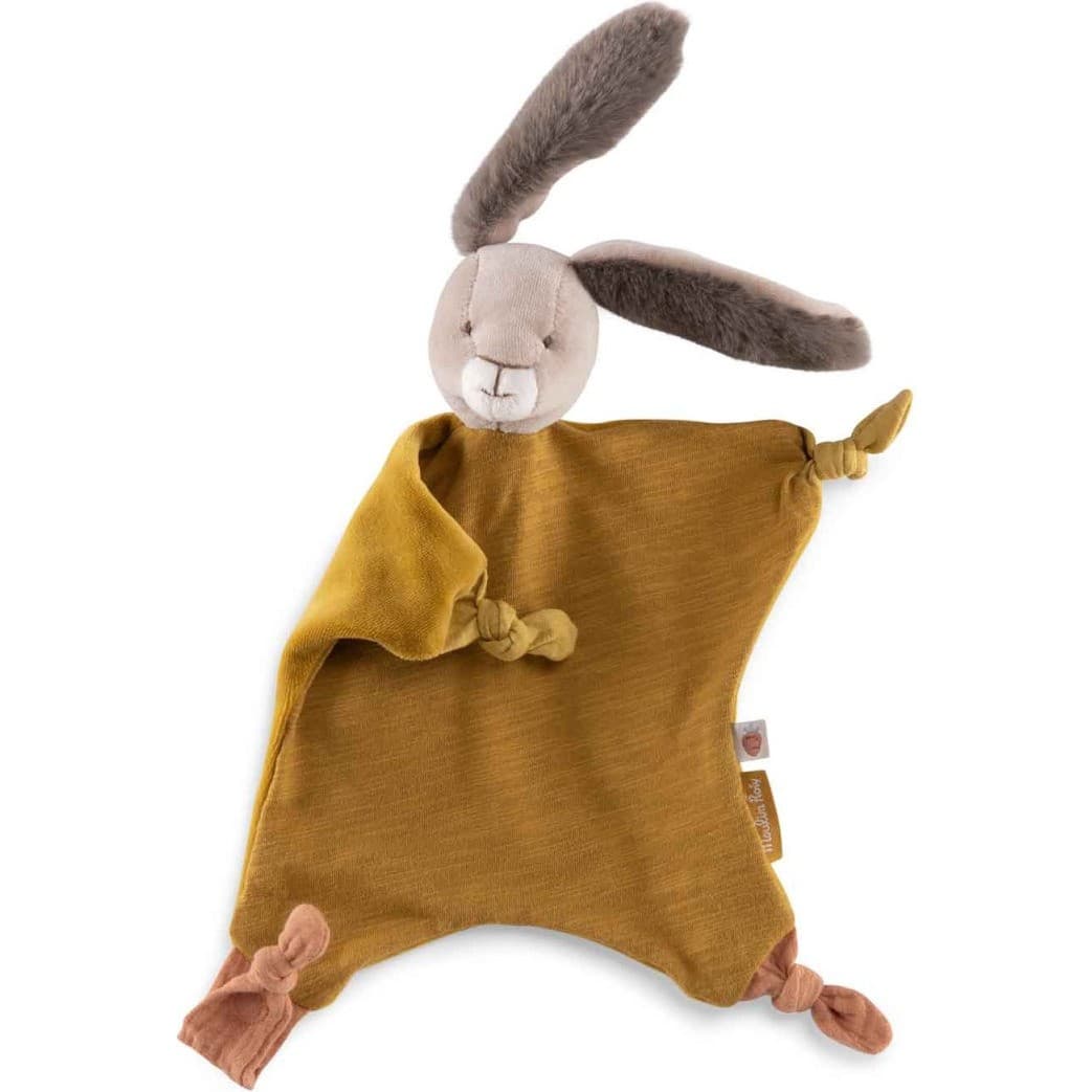 Moulin Roty Doudou lapin ocre Trois petits lapins