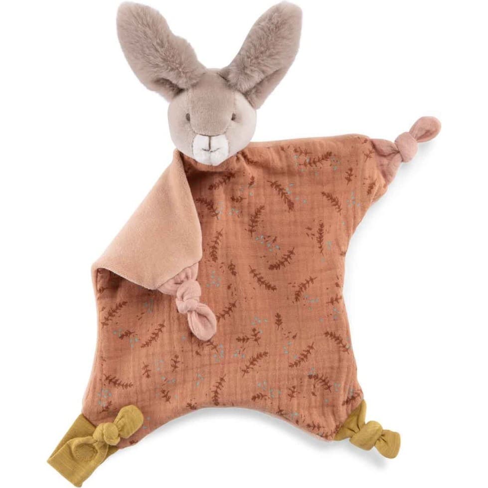 Moulin Roty Doudou lapin argile Trois petits lapins
