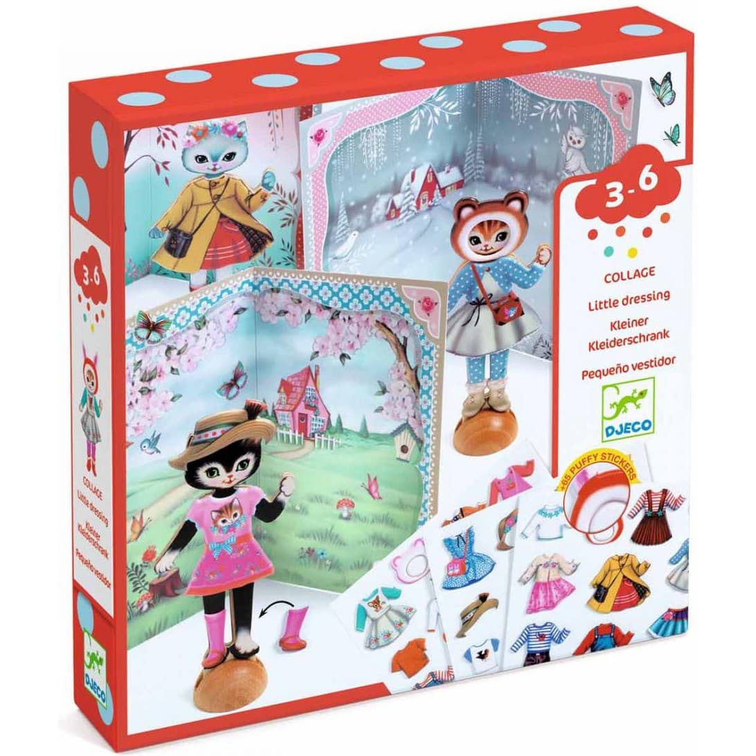 Djeco Collages pour les petits Little dressing
