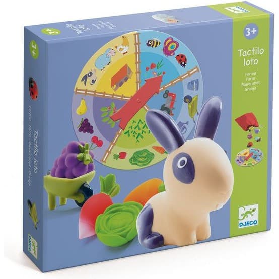 Djeco Jeu éducatif Tactilo loto ferme