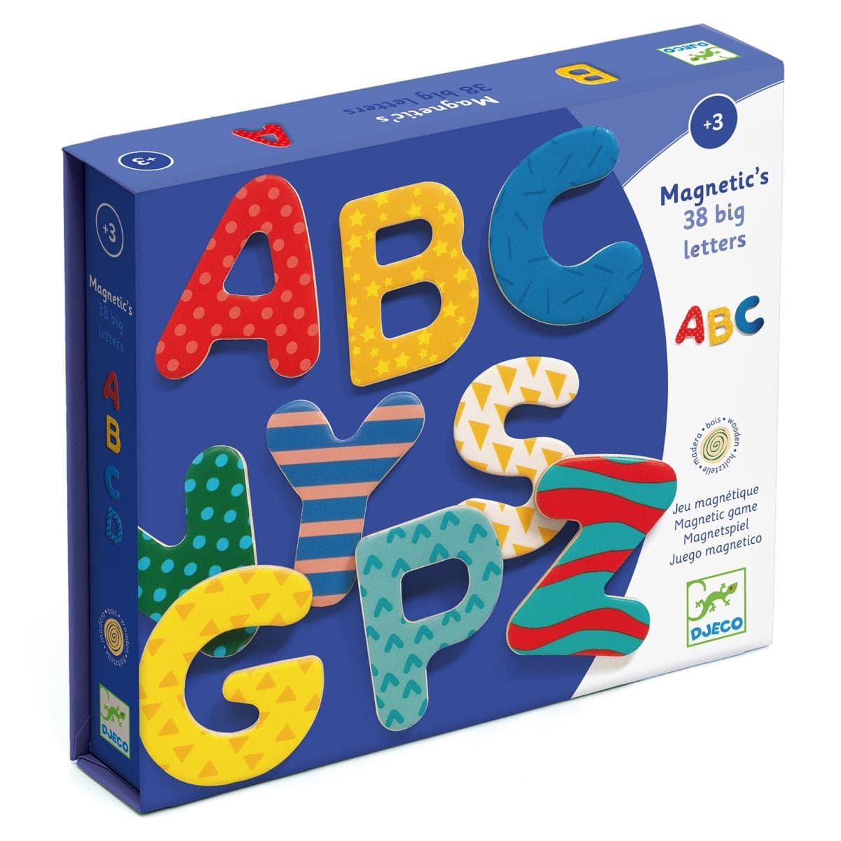 Djeco Magnétiques Bois 38 Big Letters