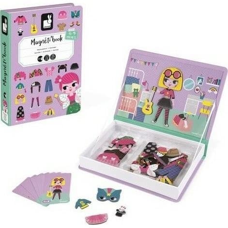 Janod Coffret Magnetibook Déguisements Fille