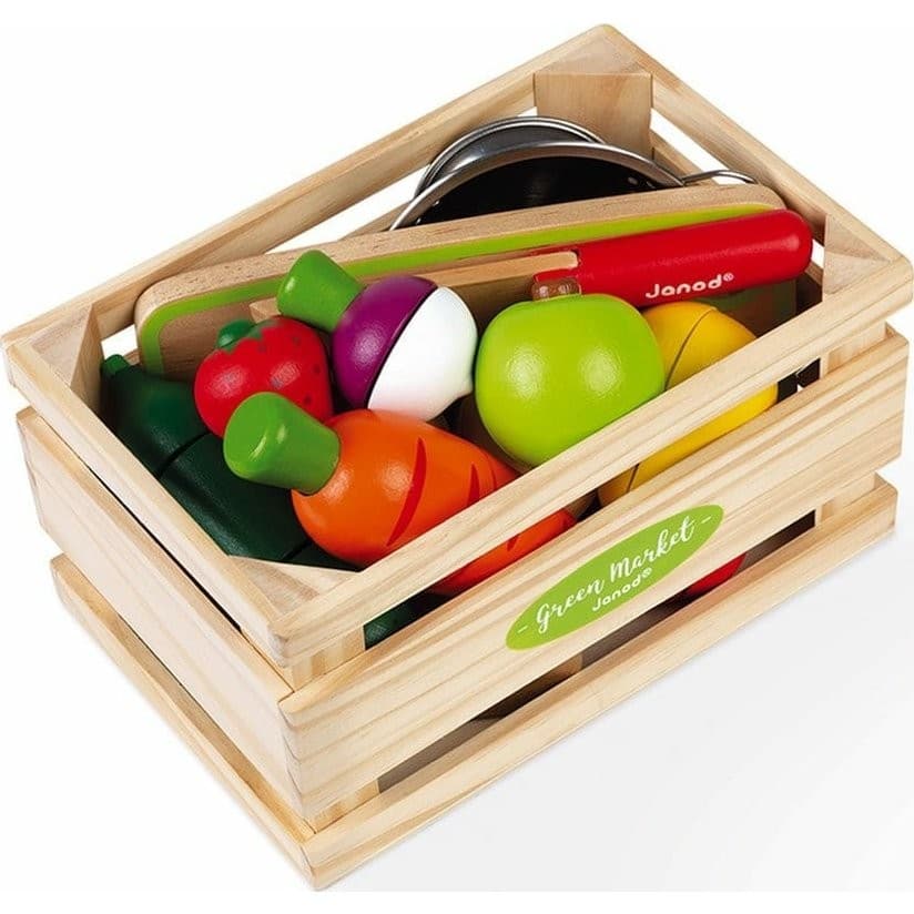 Janod Maxi Set Fruits et Légumes à Découper