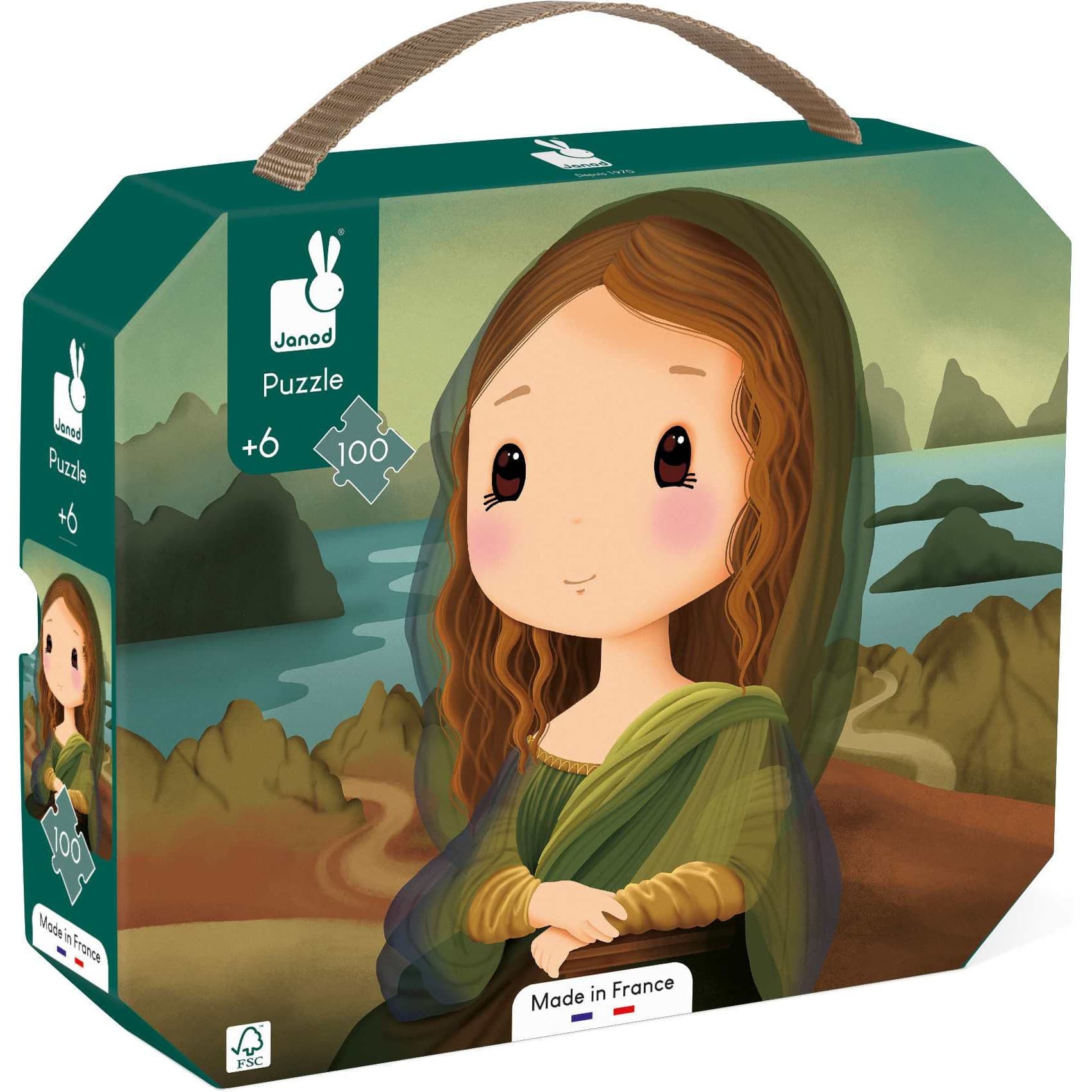 Janod Puzzle inspiré de Leonard de Vinci 100 pièces