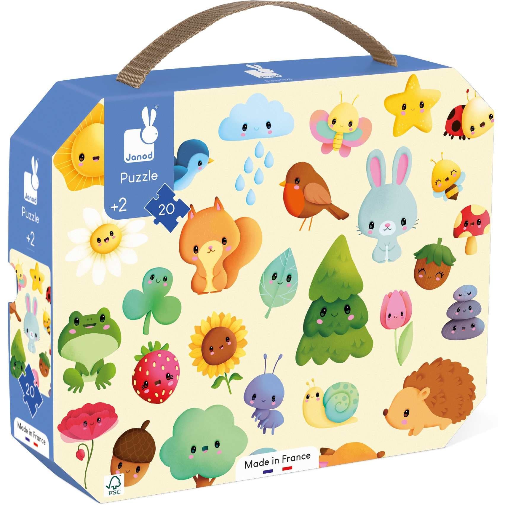 Janod Puzzle Imagier de la Nature 20 pièces