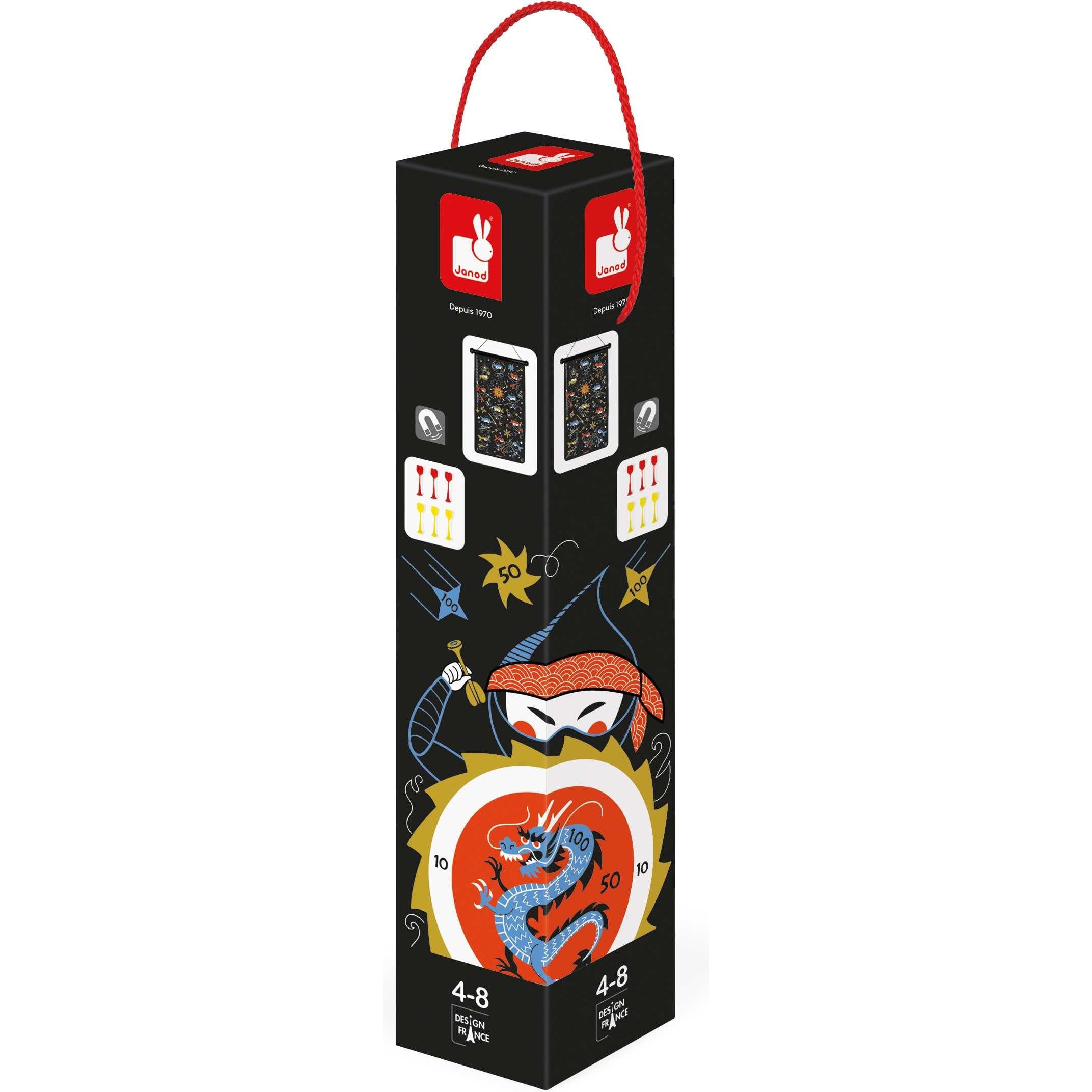 Janod Jeu de Fléchettes Magnétiques Ninja