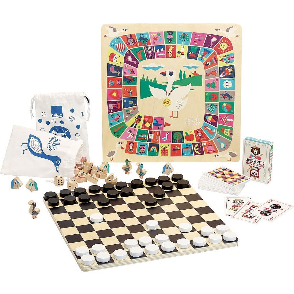 Vilac Grand coffret multijeux Dès 4 ans