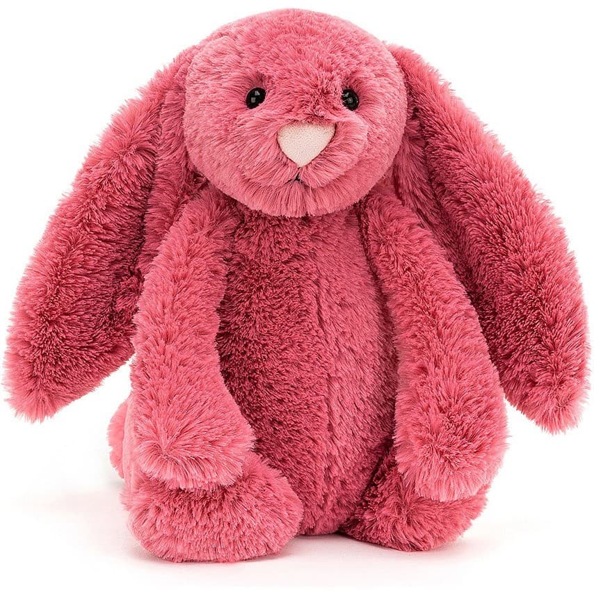 Jellycat Peluche Lapin Bashful Cerise 31cm