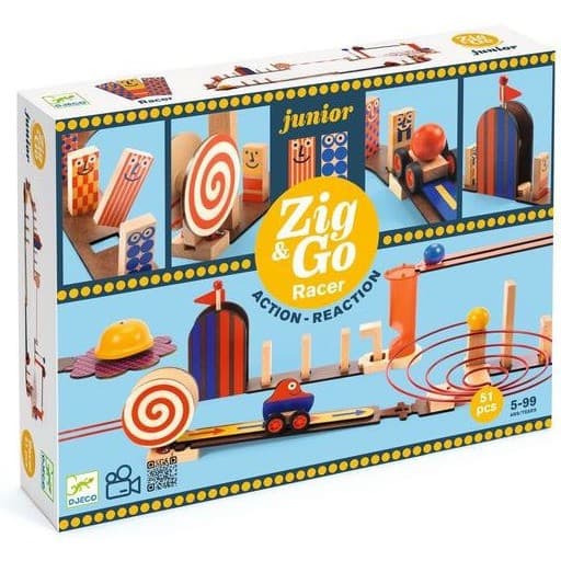 Djeco Zig & Go Junior Racer Circuit de billes 51 pcs 