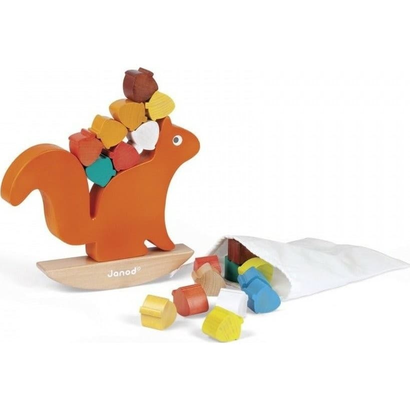 Janod Jeu d'équilibre en bois Nutty Balance