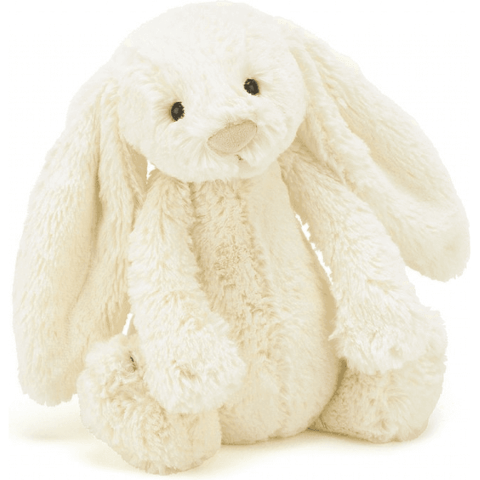 Jellycat Peluche lapin crème Bashful 31cm