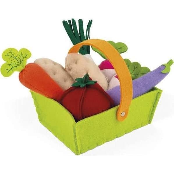 Janod Panier de 8 Légumes en Tissu