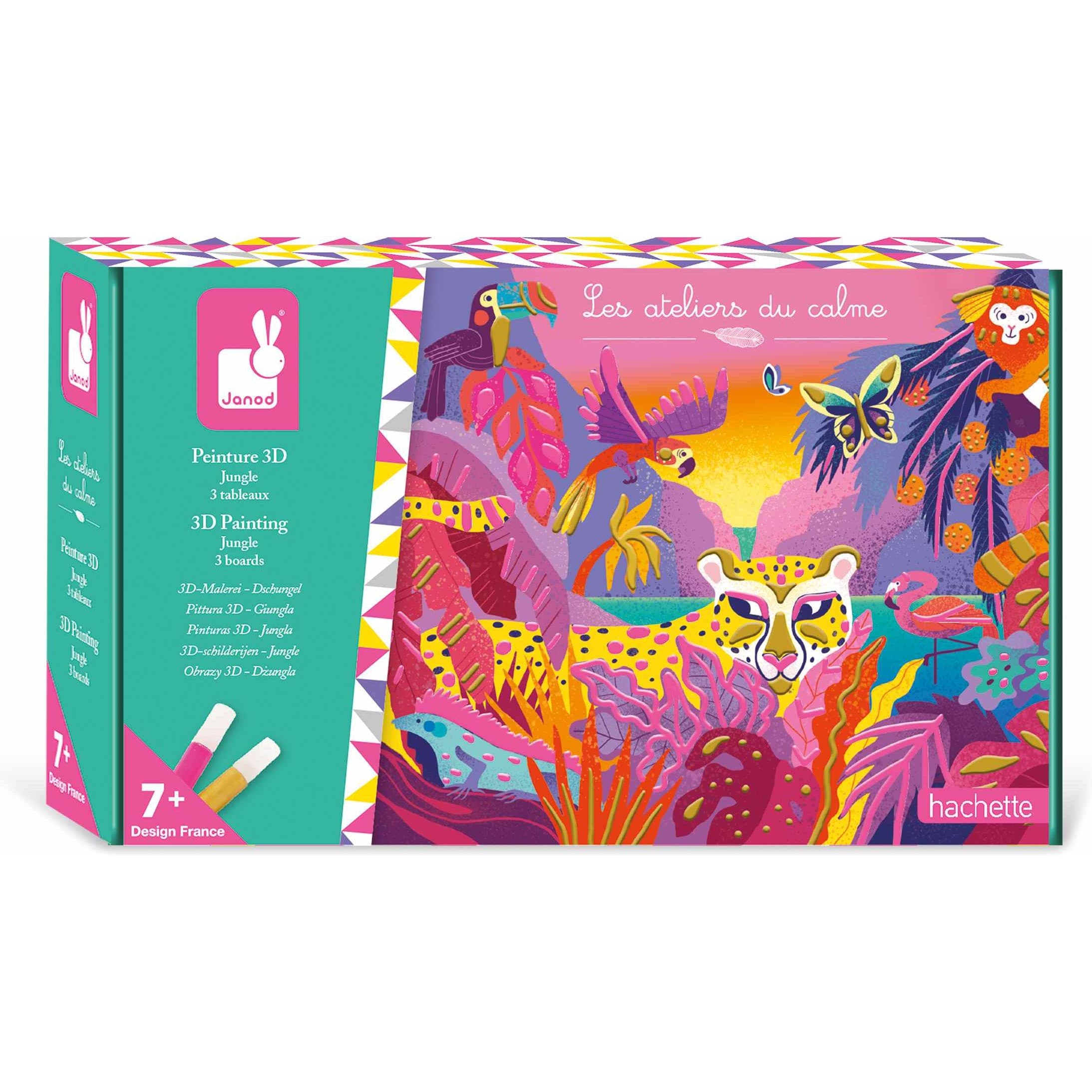 Janod Peinture 3D jungle Les ateliers du calme
