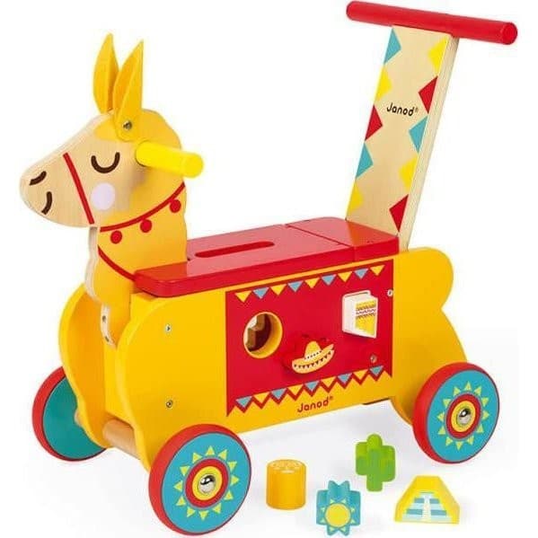 Janod Porteur pour enfant en bois Lama