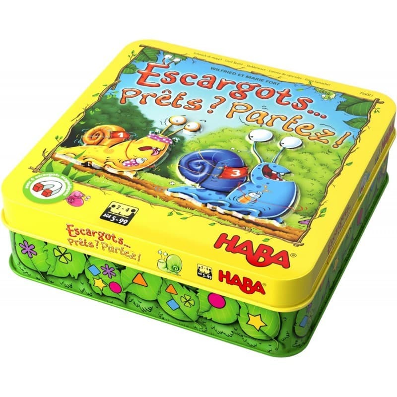 Haba Jeu de société Escargots... Prêts ? Partez !
