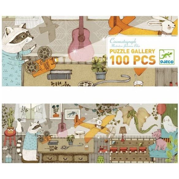 Djeco Puzzle Cinématographe 100 Pièces
