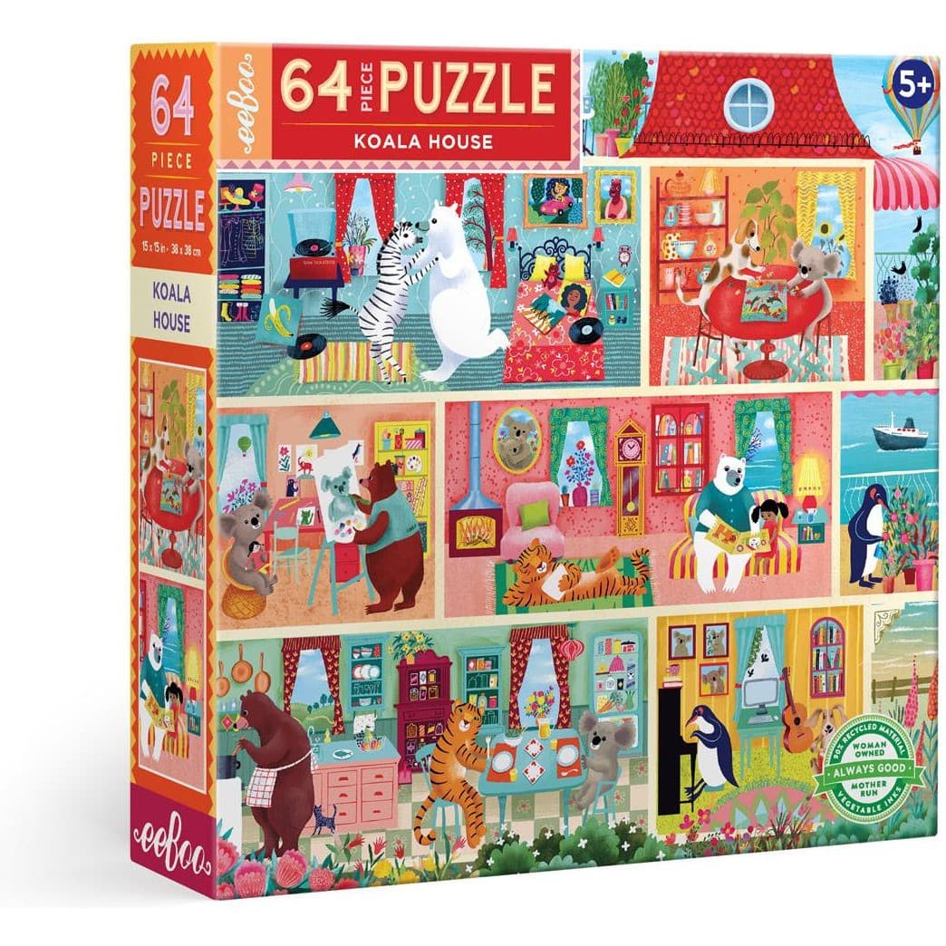 Eeboo Puzzle Termes Géographiques 100 Pièces