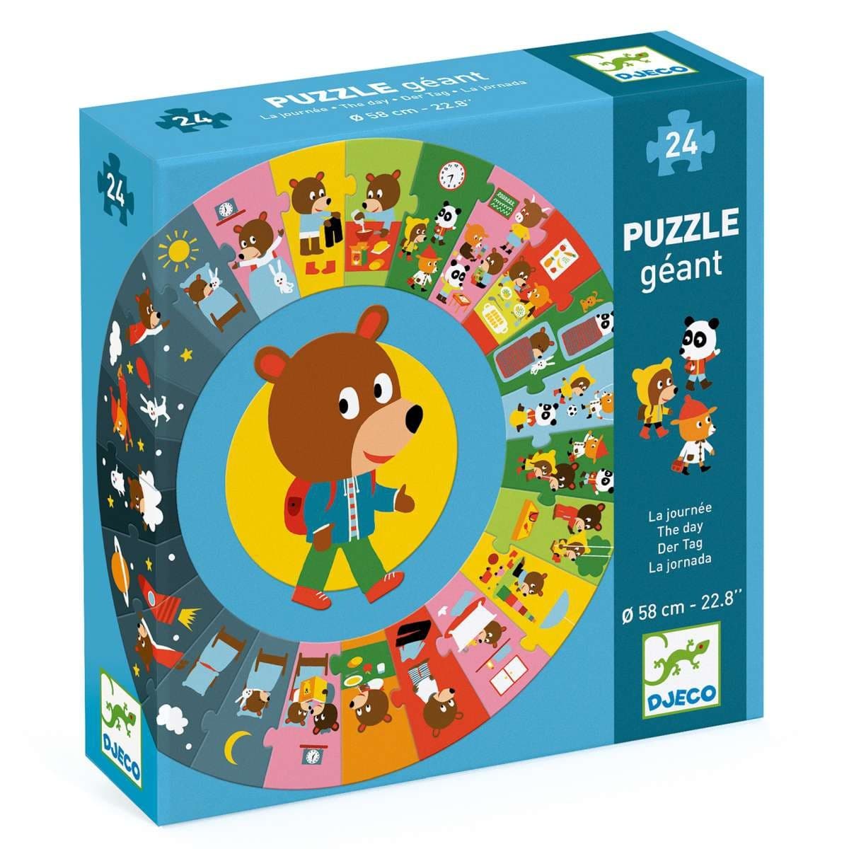 Djeco Puzzle géant la journée 24 pièces