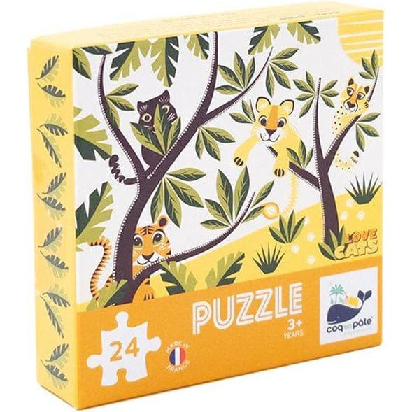 Coq En Pâte Puzzle Love Cats 24 pièces