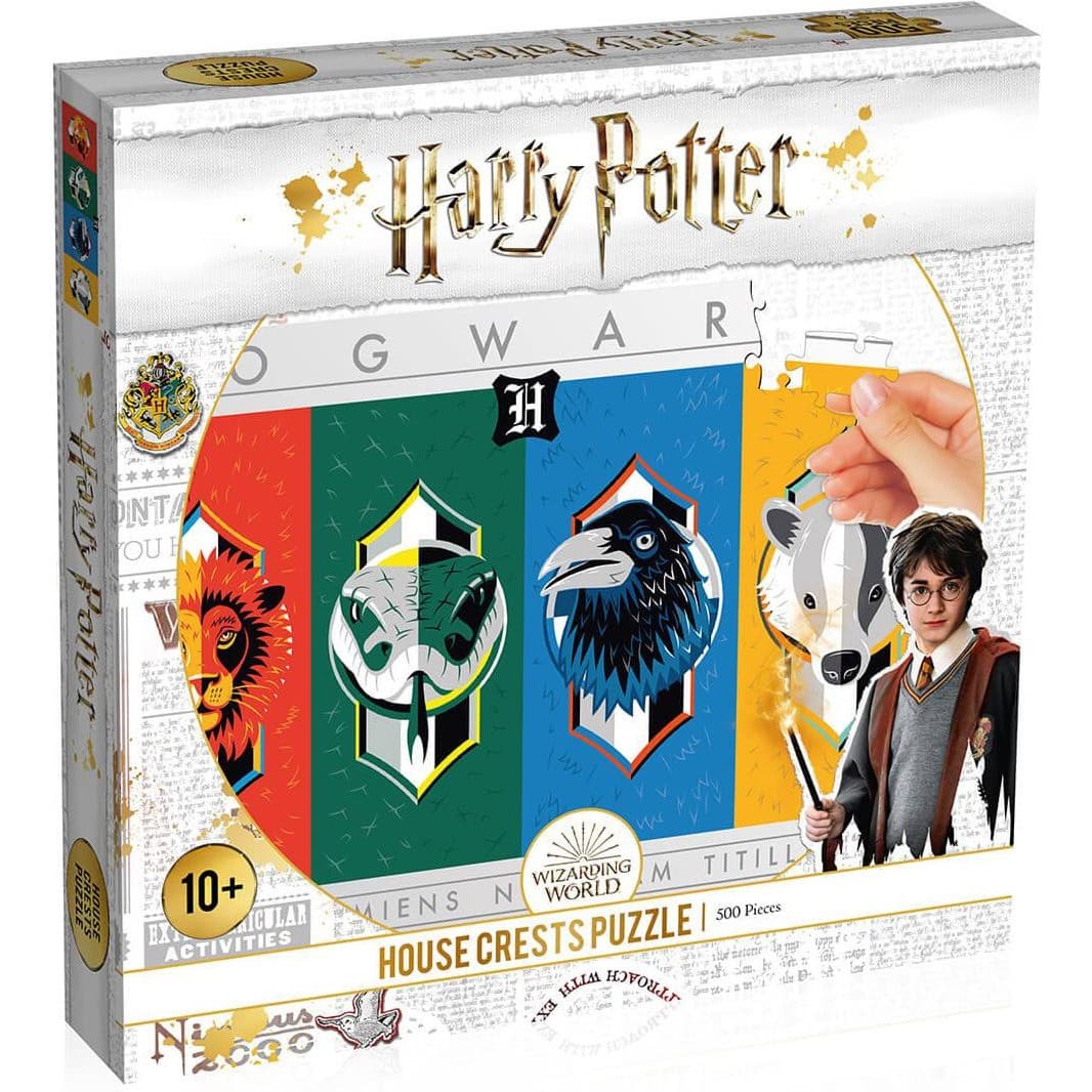 Winning Moves Puzzle 500 pièces Harry Potter Les 4 Maisons