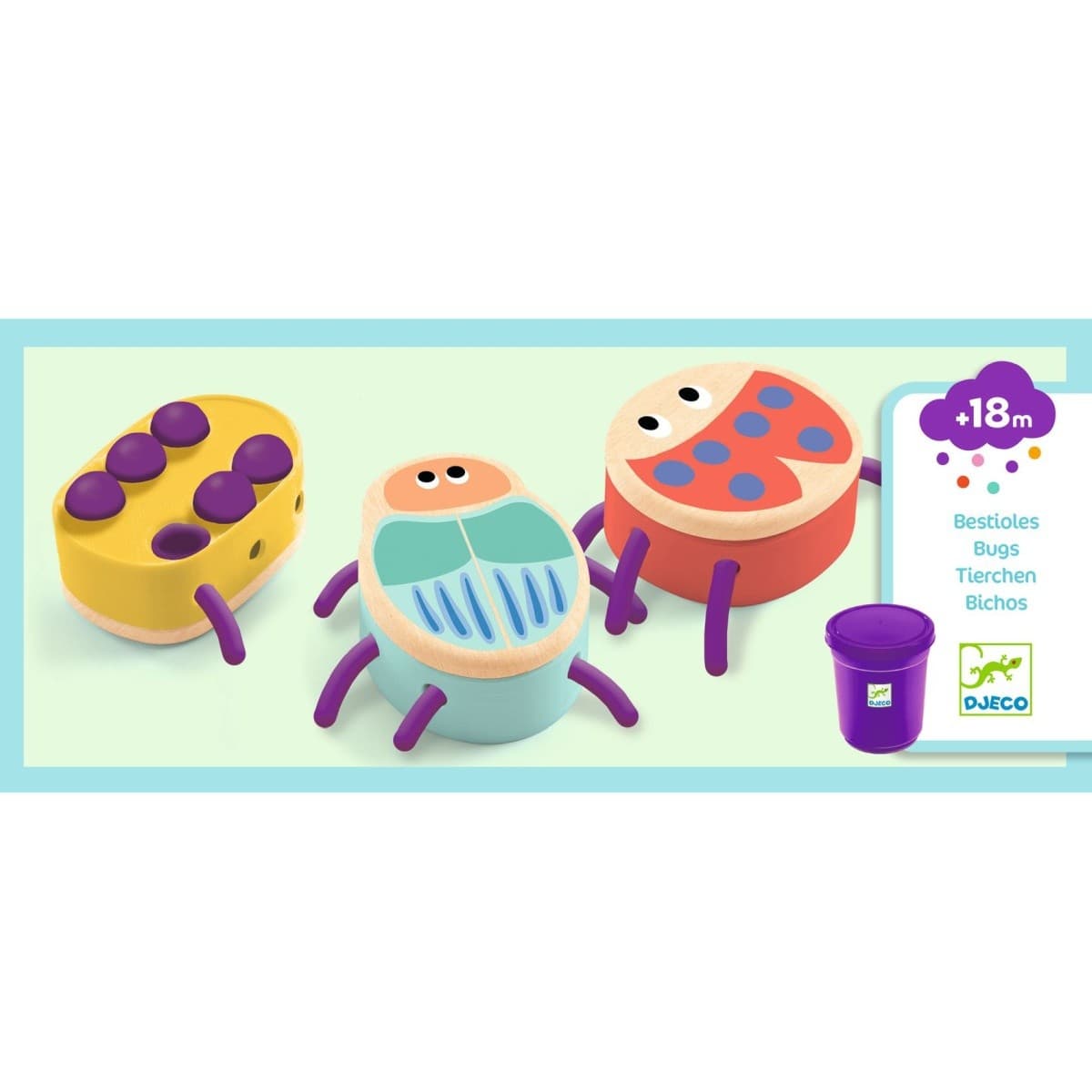 Djeco Coffret pâte à modeler Mapatabestioles