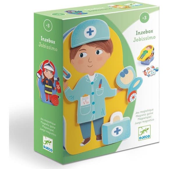 Djeco Jeu magnétique en bois Jobissimo