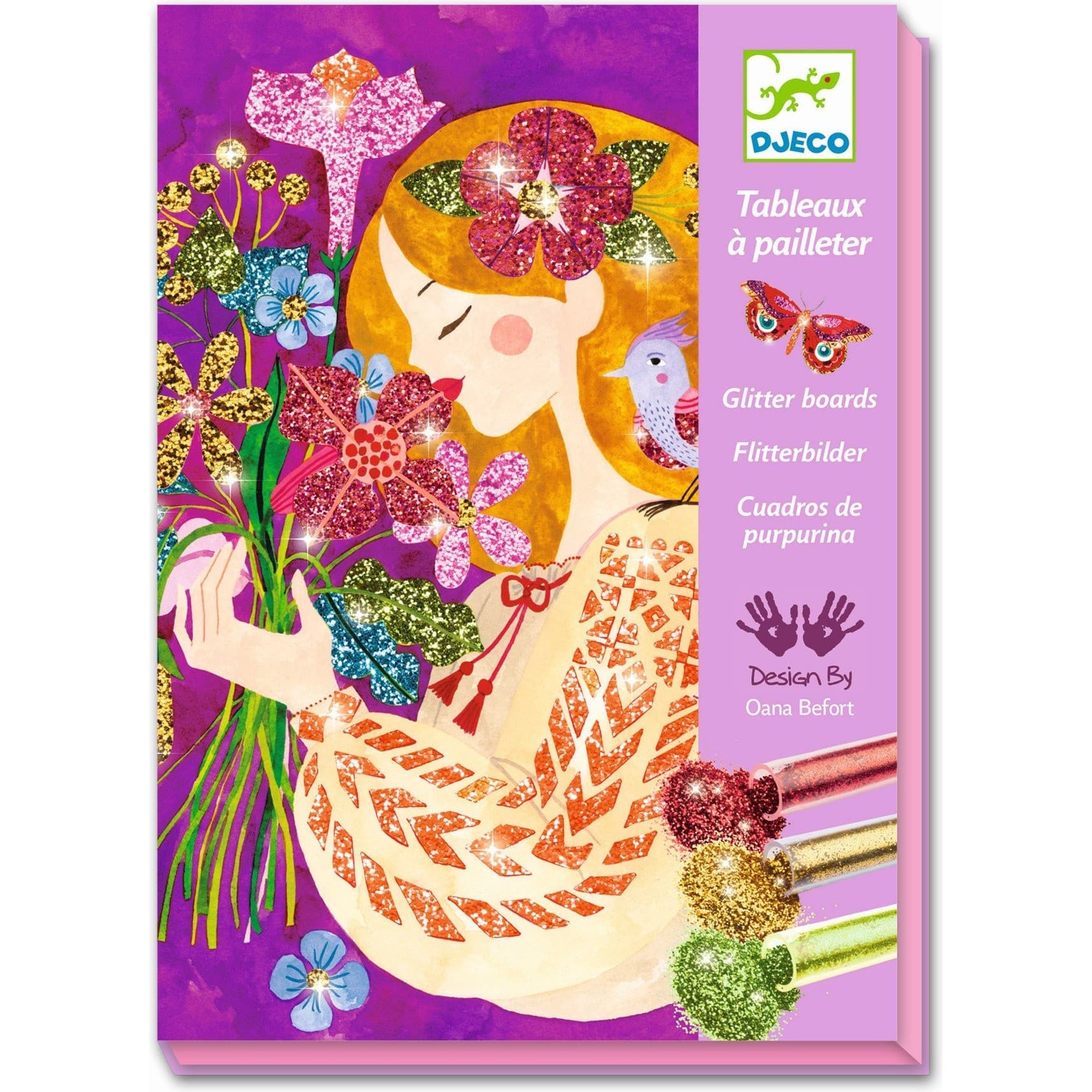 Djeco Tableaux à pailleter Le Parfum Des Fleurs