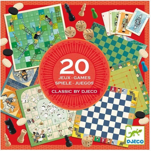 Djeco Coffret 20 jeux classiques