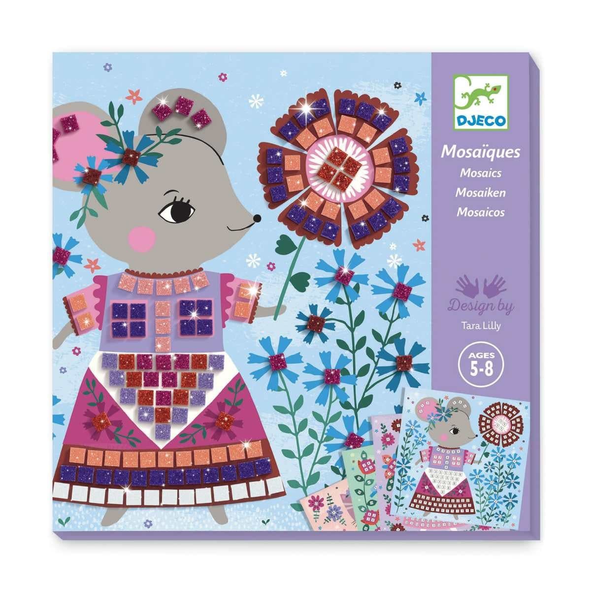 Djeco Coffret mosaïques Lovely Pets