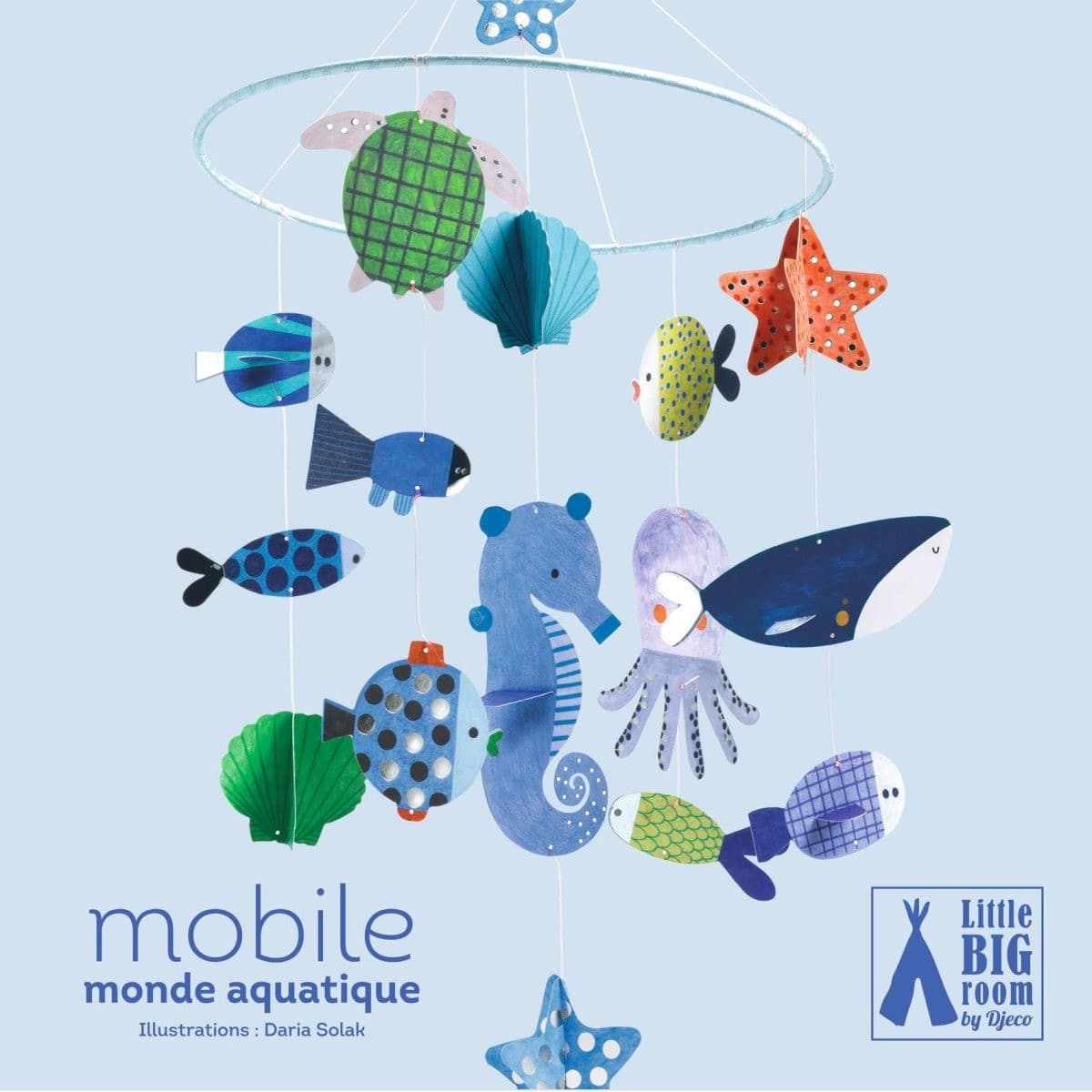 Little Big Room By Djeco Mobile Monde aquatique