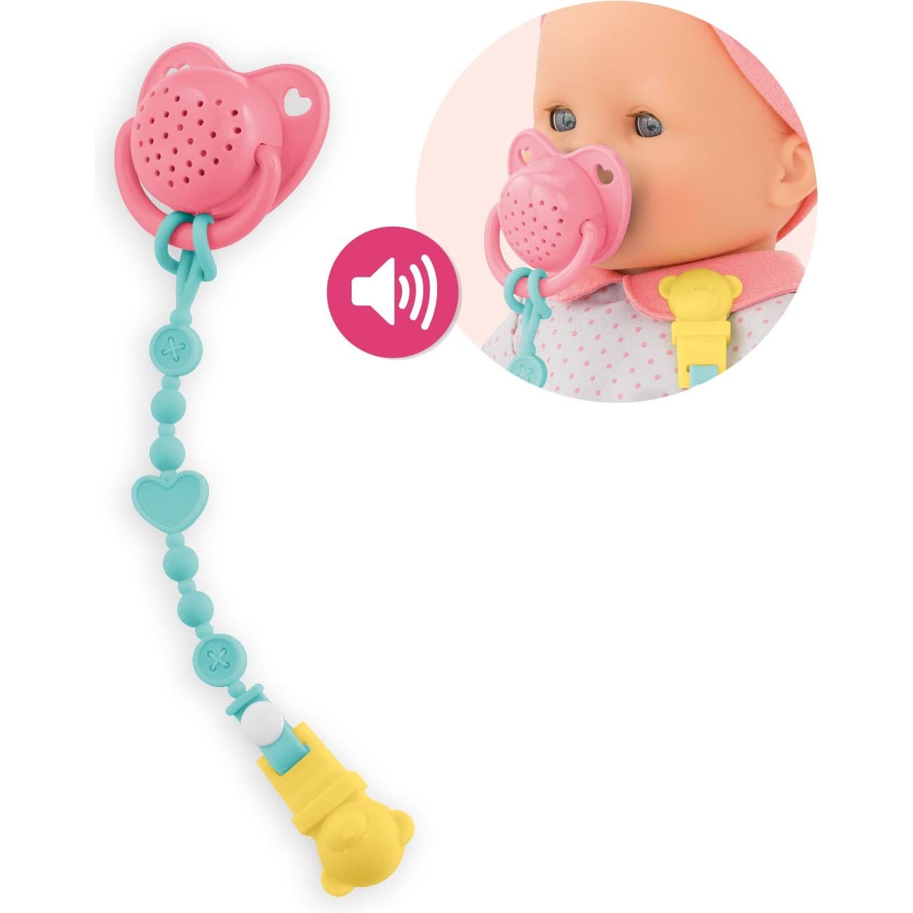 Corolle Tétine sonore pour poupée de 36 cm