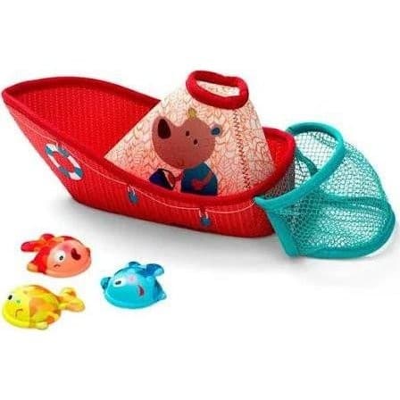Lilliputiens Jouet de bain Bateau de pêche