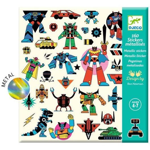 Djeco Stickers Robots